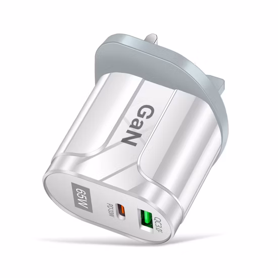 Pd33W QC33W Total 65W GaN chargeur USB de téléphone ultra rapide
